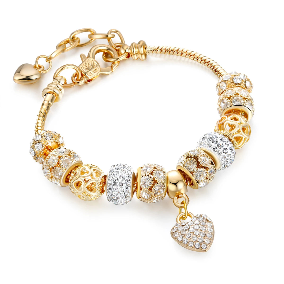 1 Women's Fashion Panjiadorado Element Love Bracelet, Suitable for Dating, Travel Banquets, Parties, Festivals, Fashion Gifts