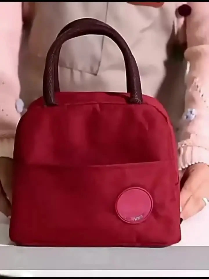 1pc of a Handheld Insulated Lunch Bag Suitable for Students And Office Employees,Ideal for Camping Meals And As a Lunch Box