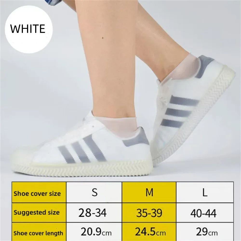 Rain Shoe Covers Waterproof Covers Reusable Non-slip Rain Footwear Covers Outdoor Adult Children for Shoes Boots Protector Cover
