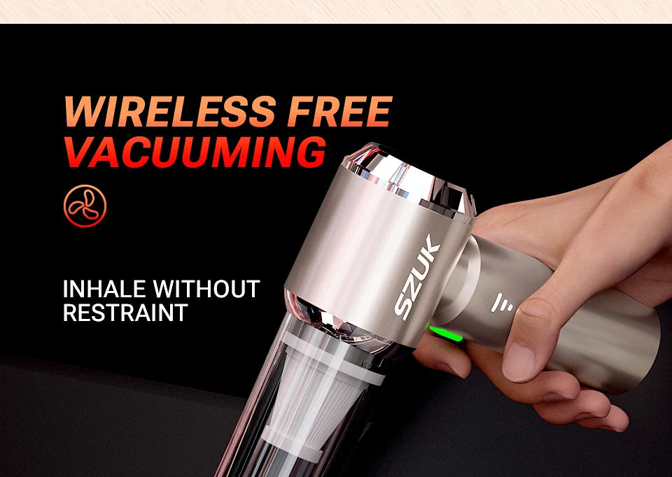 SZUK 985000Pa Car Vacuum Cleaner Powerful Suction Wireless Vacuum Cleaner Handheld Portable Cleaner Mini Vacuum Cleaner for Car