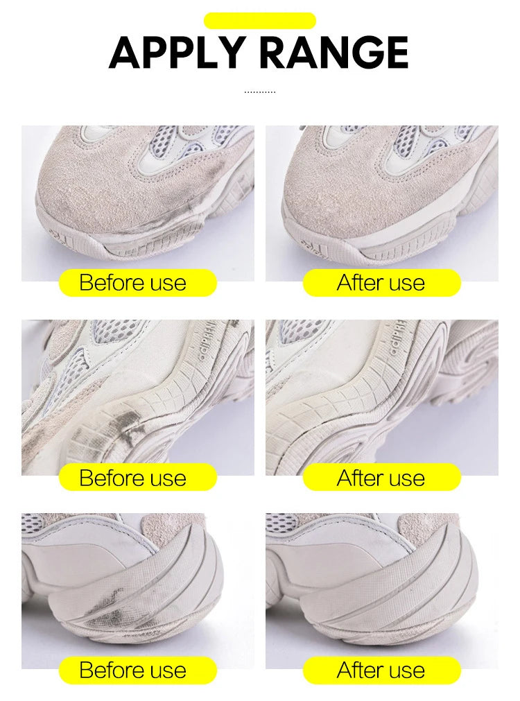 1/2PCS Magic Suede Eraser Nubuck Leather Shoe Cleaner Brush Kit Removing Scuffs Dirt Marks Stain Remover Sneakers Care Tool