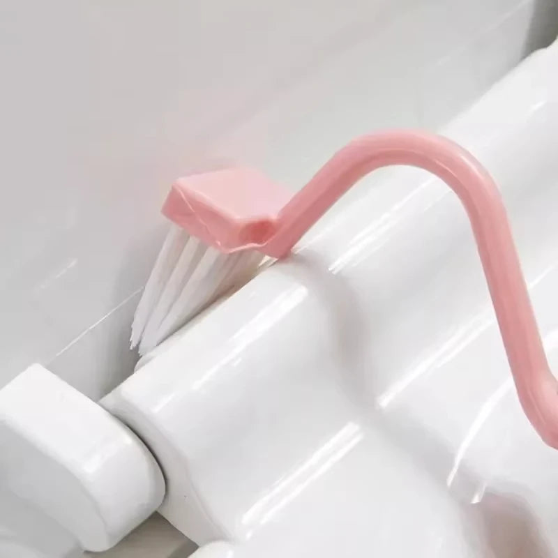 Curved Toilet Long Handle Household Toilet Brush Extended Cleaning Brush Dead Angle Curved Inner Brush Deep Cleaning Tools