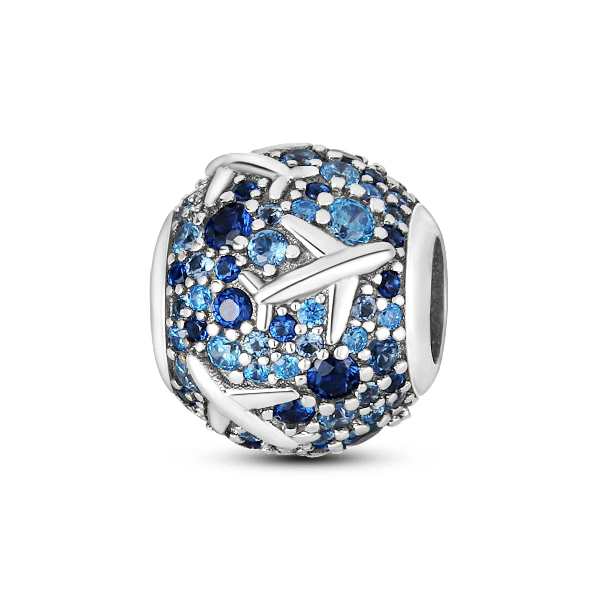 Travel Charm 925 Silver Plane Paris Tower Pendant Fit Bracelet Beads Making Woman Fashion Jewelry