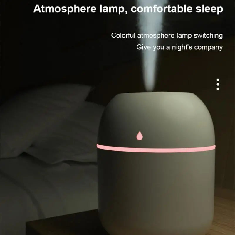Mini Portable Water Drop Air Humidifier USB Desktop Indoor Household Mute Air Atomization Humidifier  essential oil diffuser