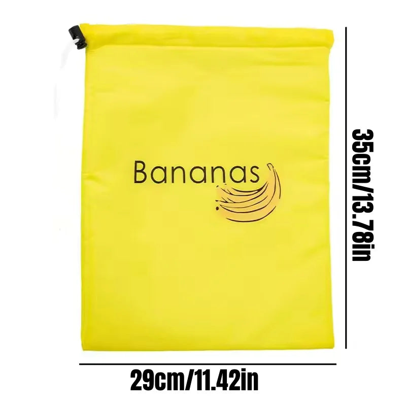 1/2/3/5pcs Yellow Banana Storage Bags Lettuce Storage Bag Prevents Odor 2 Weeks Fresh-keep Bundle Insulated Aluminum Film Bags
