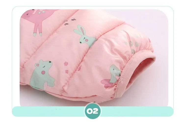 Hooded Lightweight Down Jackets Children Boy Girl Baby Coat Autumn Winter Outerwear Casual Clothing Kids Christmas Birthday Gift