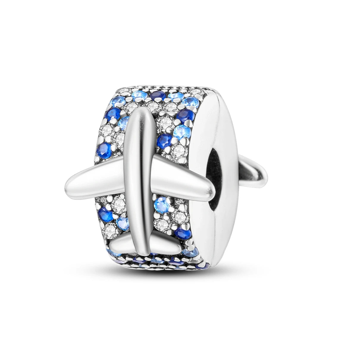 Travel Charm 925 Silver Plane Paris Tower Pendant Fit Bracelet Beads Making Woman Fashion Jewelry