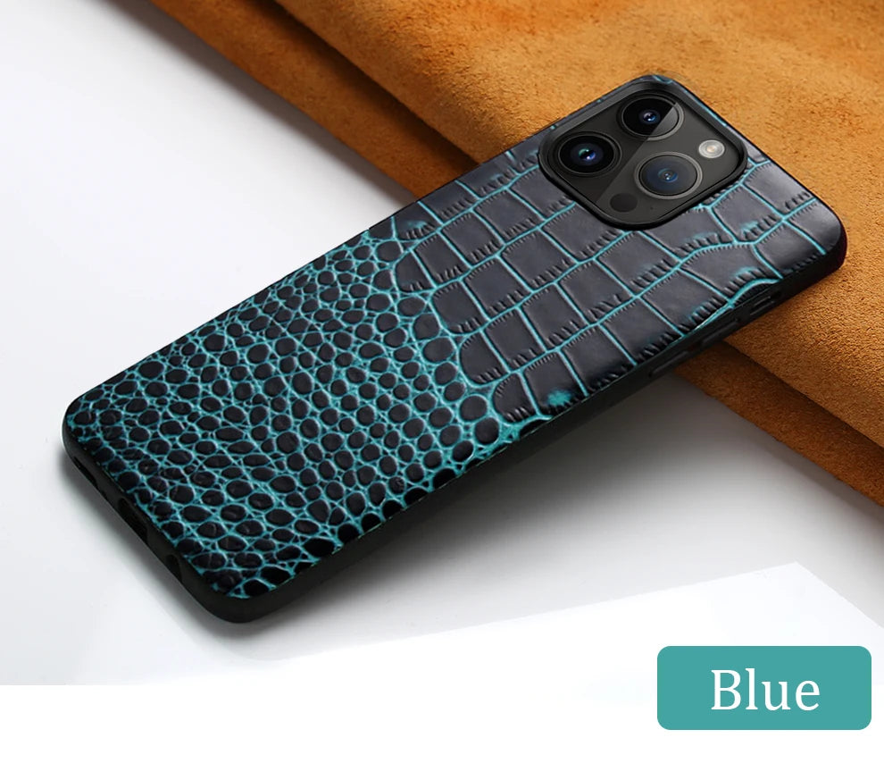 WEFOR Genuine Leather Phone Case for Apple iPhone 14 11 12 13 Pro Max 14Pro 12 Mini X XR XS 6S 6 7 8 Plus SE 2020 Back Cover