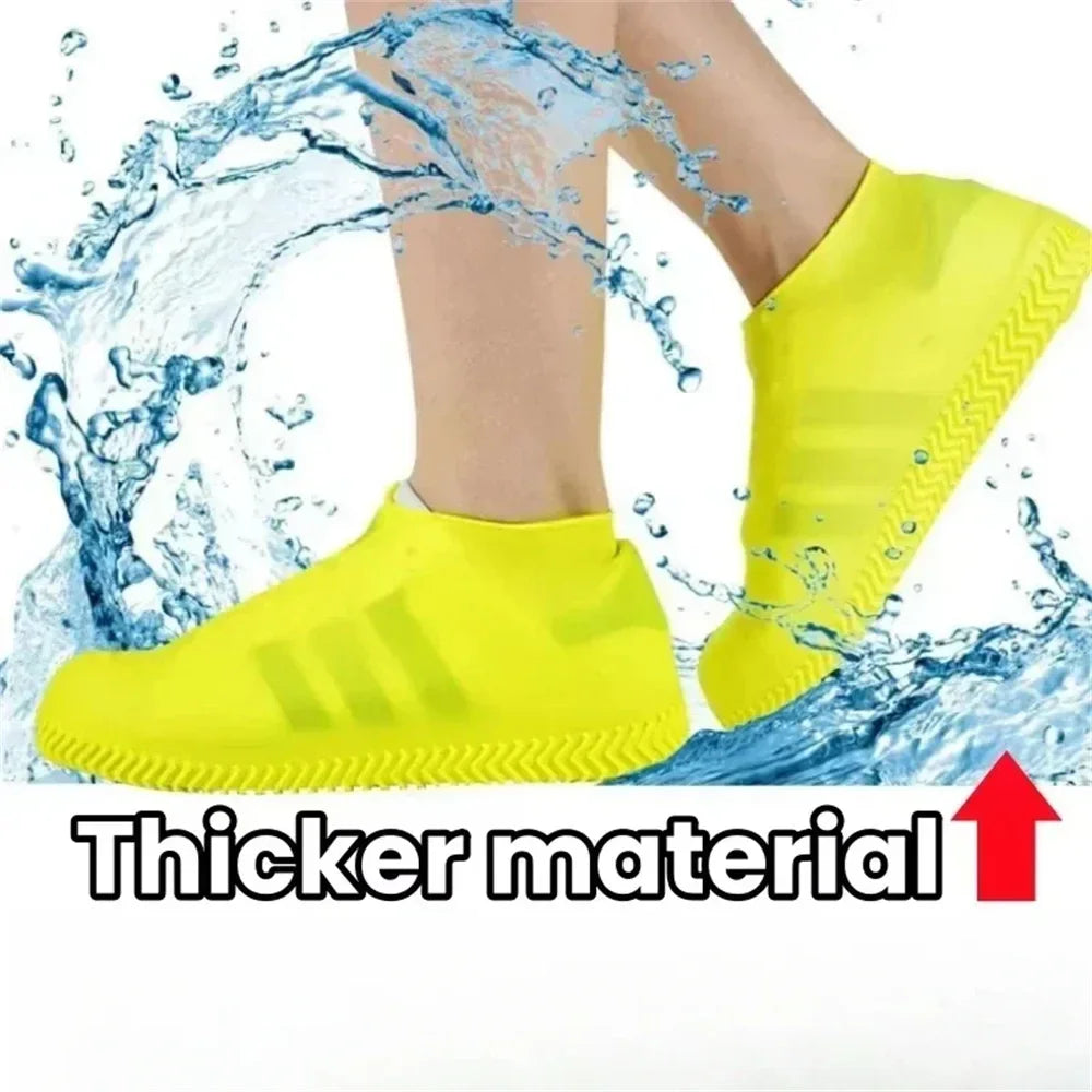 Rain Shoe Covers Waterproof Covers Reusable Non-slip Rain Footwear Covers Outdoor Adult Children for Shoes Boots Protector Cover