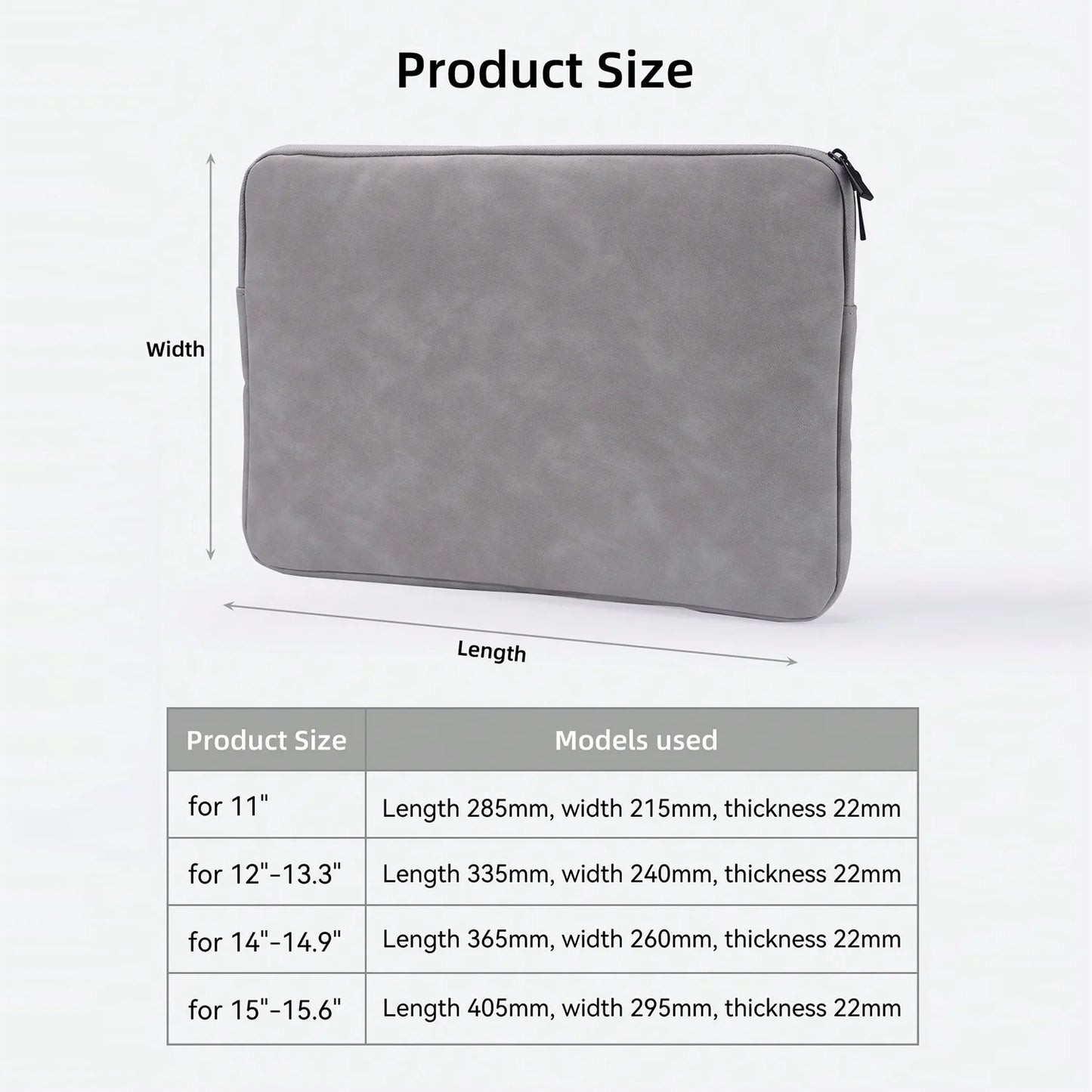 PU sheepskin leather fabric Waterproof Leather 9.7-15.6 inch Tablet PC Carrying Case Protective  Notebook Shockproof Cover