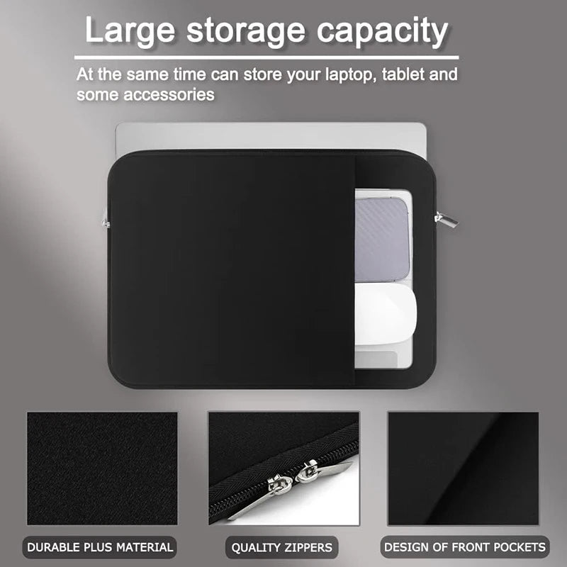 Laptop Bag Sleeve Case 13 14 15.6 Inch Computer Case For MacBook Air 13.3 Case Xiaomi Lenovo Dell Asus Huawei HP Protective Bag