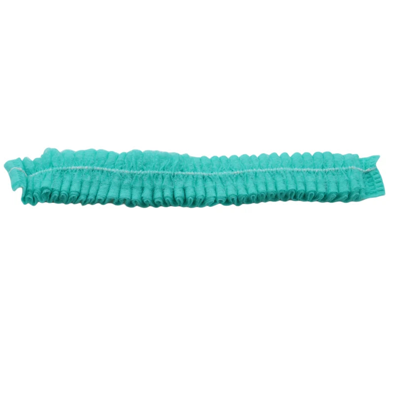 100pcs/Pack Disposable Hair Head Covers Net Bouffant Dustproof Anti Dust Caps Breathable Shower Bathing Hats Kitchen