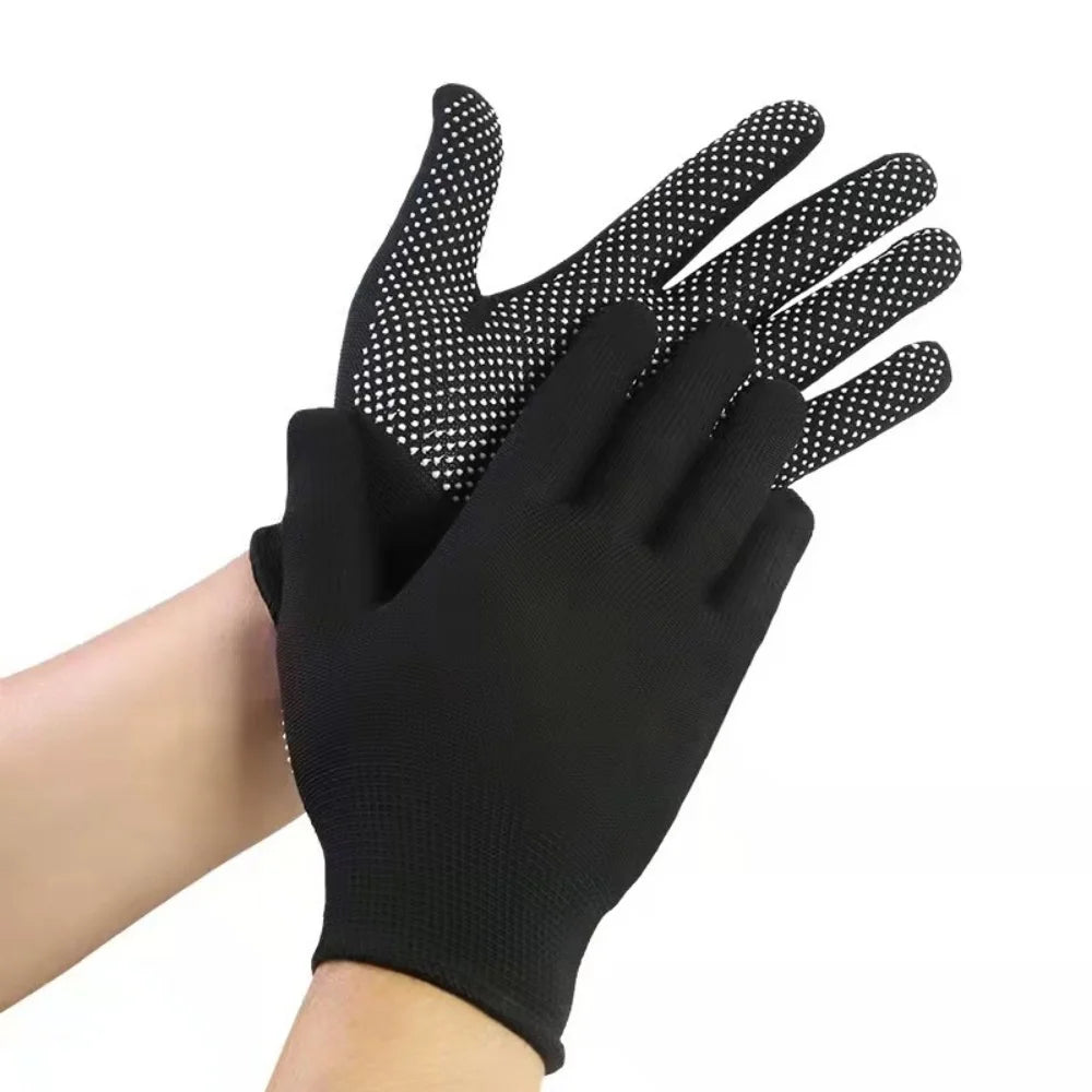 10PCS Nylon Gloves Breathable Non-Slip for Cycling Fishing Camping Unisex Multicolor Work Protection Labor Protection Gloves