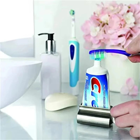 Stainless Steel Wringer Roller Rotate Dispenser for Ointments Cosmetics Bathroom Accessories Toothpaste Squeezer Tube Roller