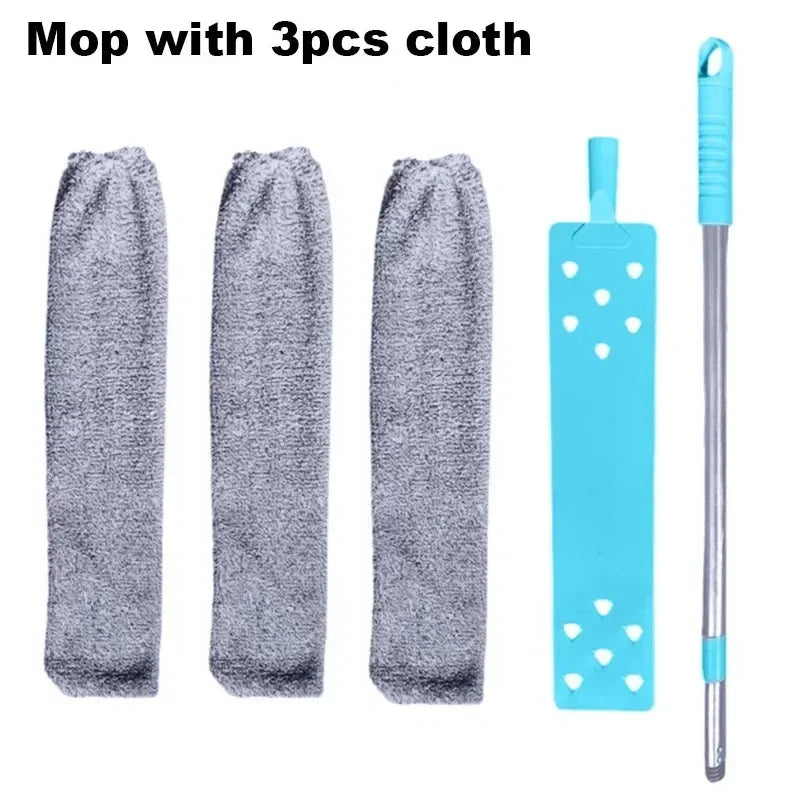 Long-Handled Detachable Mop Household Cleaning Tool for Floor Bed Bottom Vacuum Sofa Dusting And Gap Cleaning