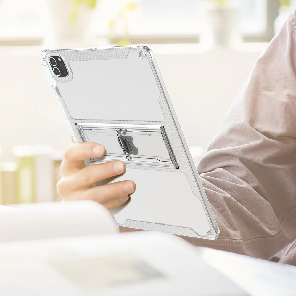 For iPad Case 2022 Pro 11 10th Generation 10.9 Air 5 4 10.2 7/9th 2021 Mini 6 10.5 2018 9.7 5th 6th 12 9 Transparent Cover Funda