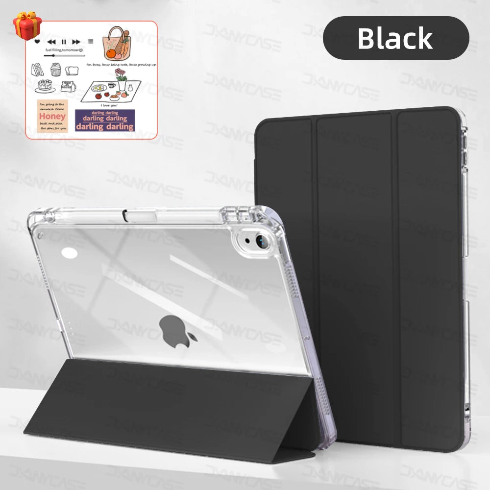 For iPad Air 11 2024 Pro Transparency Case For 2024 iPad Air 11-inch 12.9-inch Air 4/5 iPad 7/8/9th 10.2 5/6th 9.7in Tablet Case