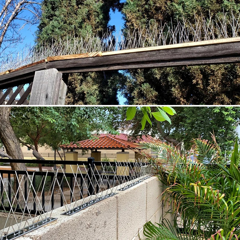 Bird Repellent Spikes Anti Against Birds and Pigeons Hooligans Deterrent Scarecaper Goods Scare Outside Repeller Balconies Pest