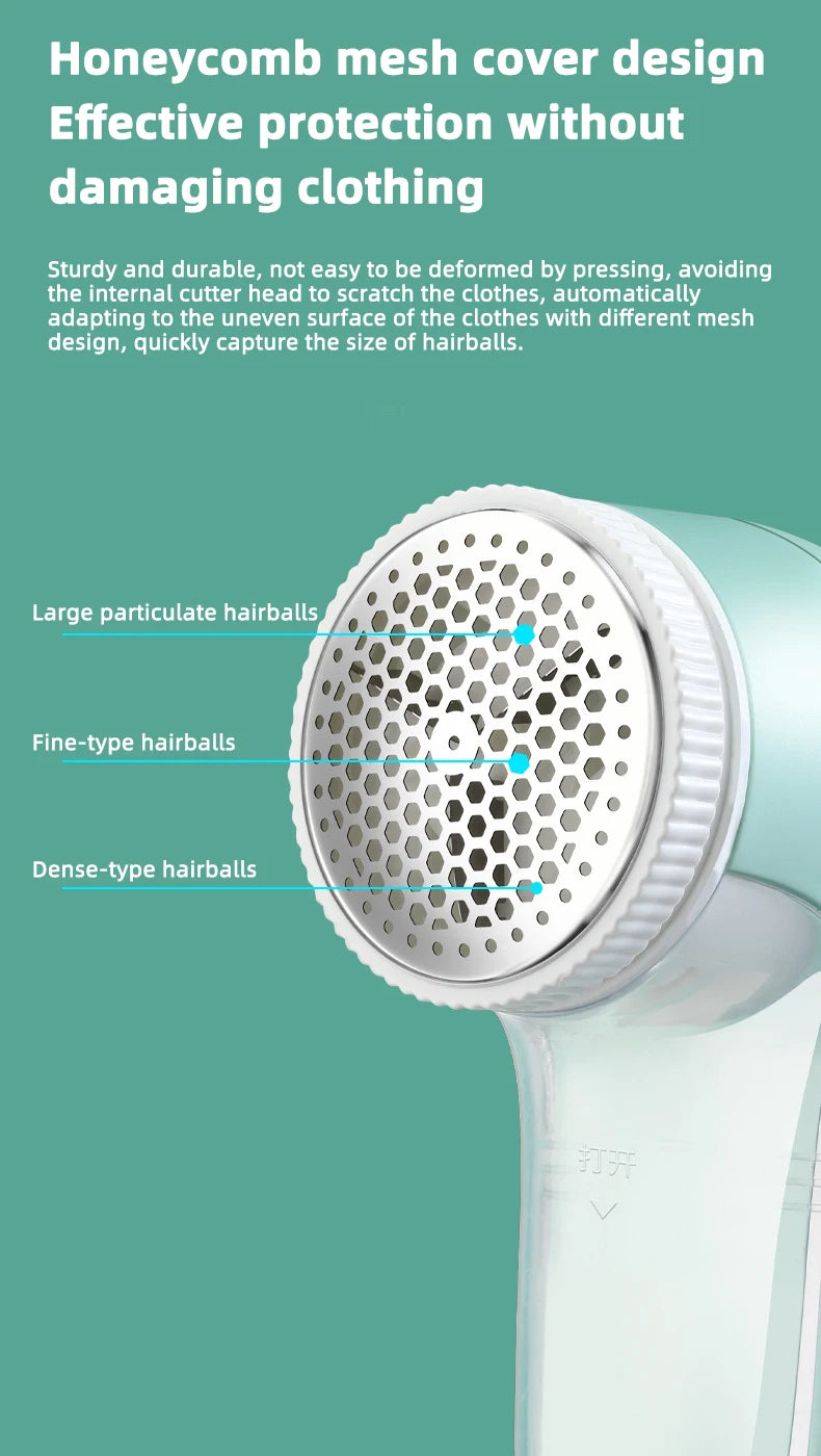 HOMEFISH Electric Household Clothes Shaver Fabric Lint Remover Fuzz Portable Brush blade Professional Lint Remover Trimmer
