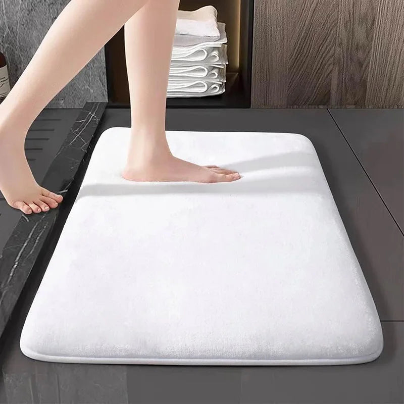 Super Absorbent Floor Mat Super Absorbent Bath Mat Super Anti Slip Coral Velvet Bathroom Floor Mat Door Mat Bathroom No Slip Mat