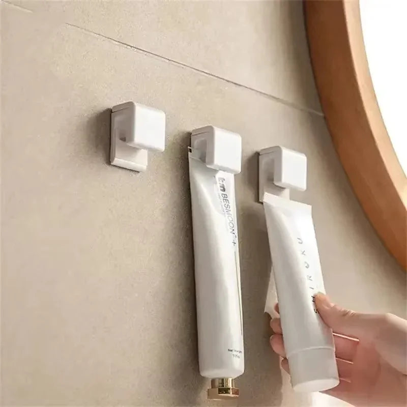 1/2/3/5/10Pcs Punch-free Toothbrush Holder Wall-mounted Toothpaste Holder Storage Rack Holders Organizer Bathroom Accessories