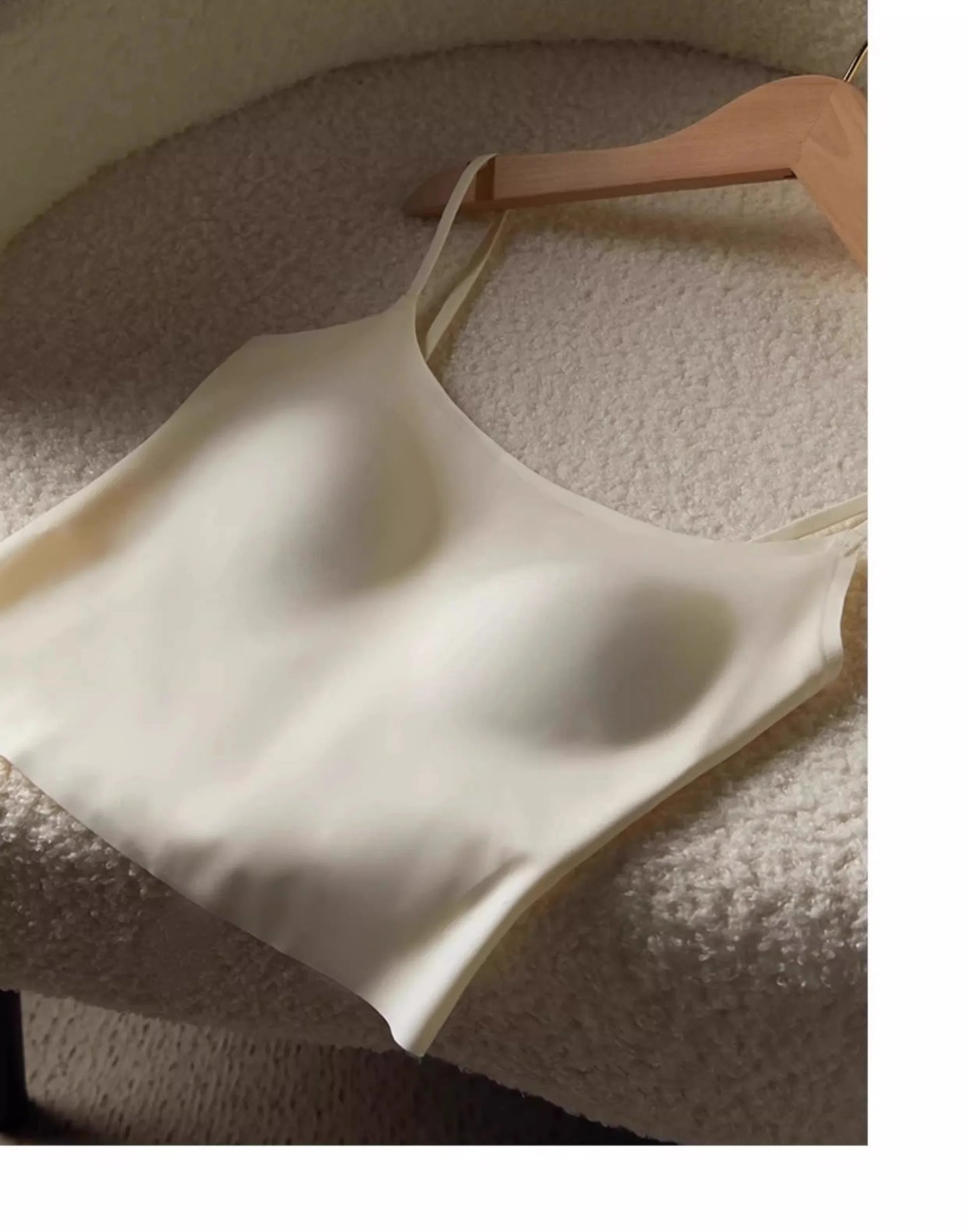 Autumn Winter MOYISU Seamless Bra: Invisible Lined Camisole Anti-Peep Undershirt Strap Sexy  Support Cozy Layering UK Essential