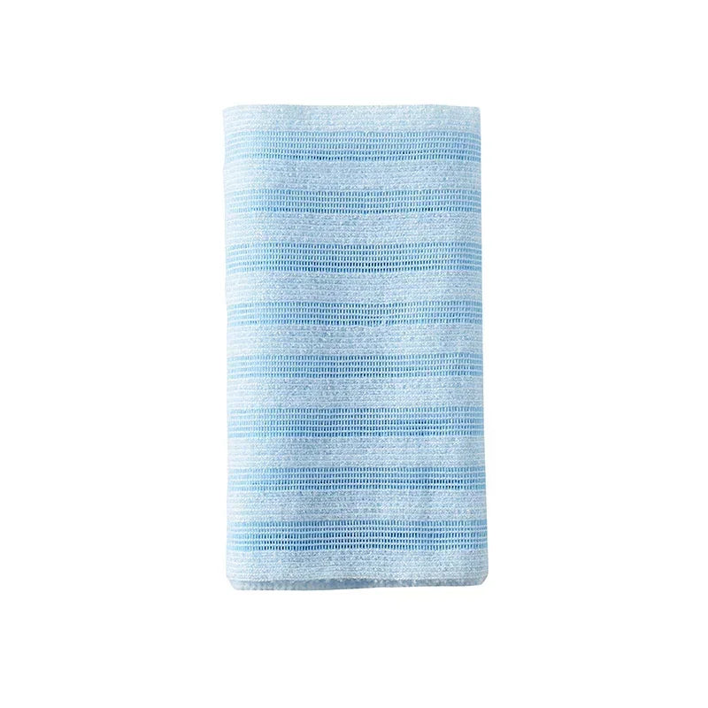 Ultra-Long Exfoliating Back Towel Antibacterial with Silver Ions Multifunctional Shower Bath Towel for Rich Foam