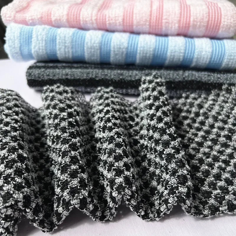 Ultra-Long Exfoliating Back Towel Antibacterial with Silver Ions Multifunctional Shower Bath Towel for Rich Foam