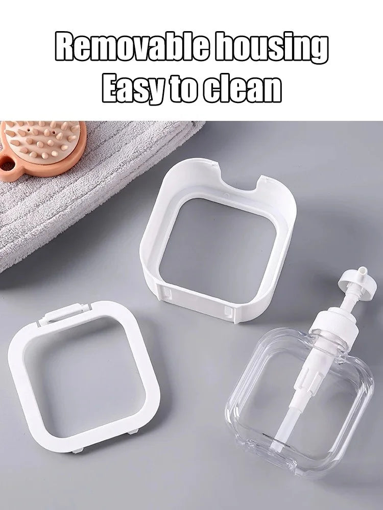500/300mL Large Capacity Transparent Soap Lotion Dispenser Bottle Press Pump Plastic Hand Sanitizer For Kitchen Bathroom Travel