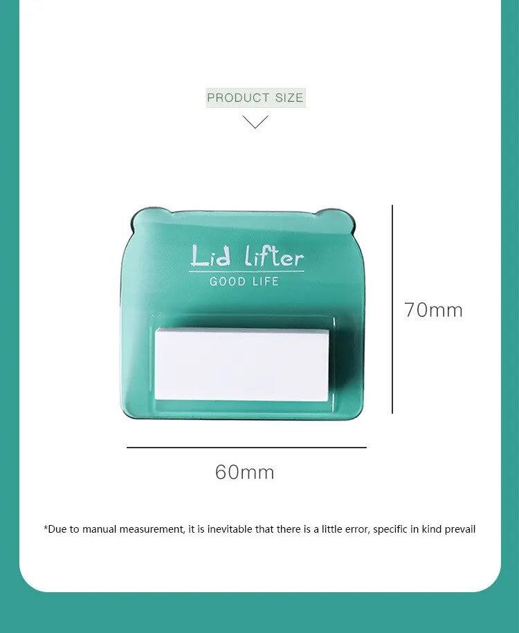 1 Pc Toilet Lid Lifting Device Light and Small PS Material to Lift the Toilet Lid Bathroom Supplies