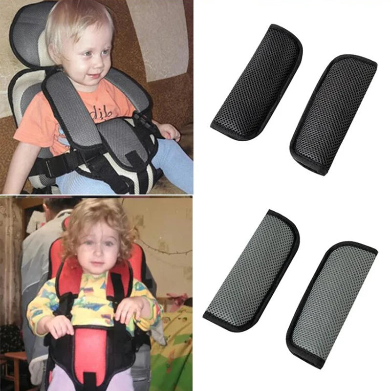 Car Seat Straps Shoulder Pads for Baby Kids Stroller Accessories Replacement Soft Seat Safety Belt Strap Covers for Stroller 