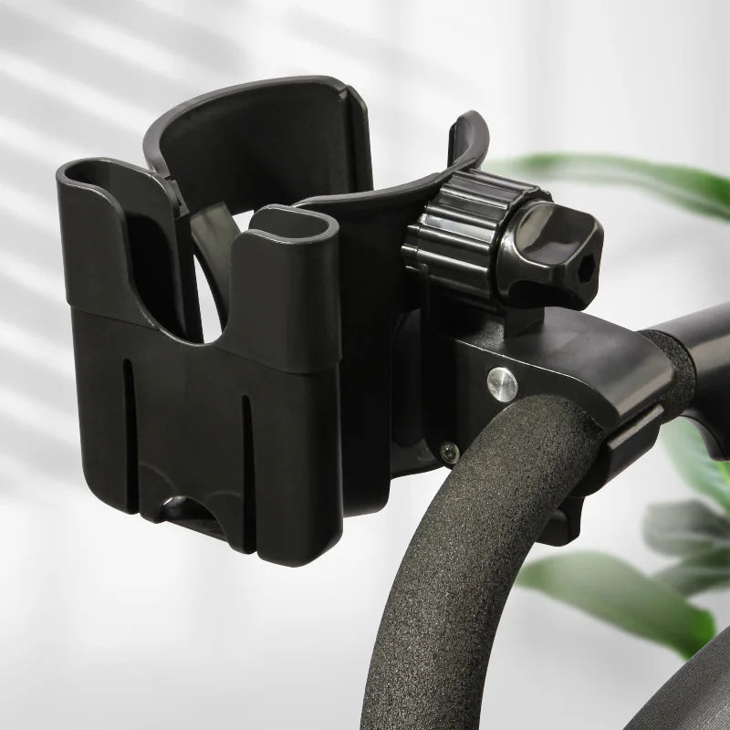 Phone Cup Holder for Baby Carriage 360 Rotate Coffee Milk Water Bottle Support Adjustable Baby Pram Stroller Accessories