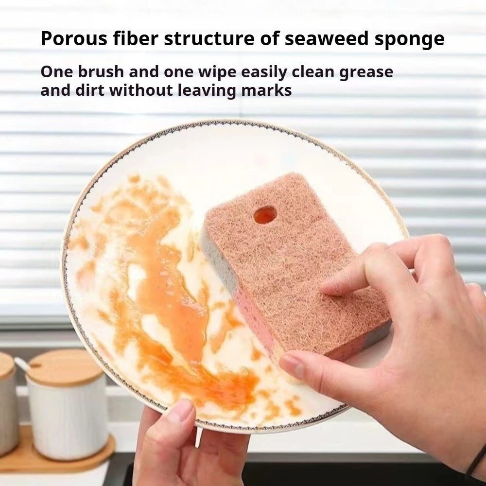 Double Sided Sponge Multipurpose Cleaning Sponge for Dishwashing and Stain Removal Durable Kitchen Bathroom Cleaning Tools