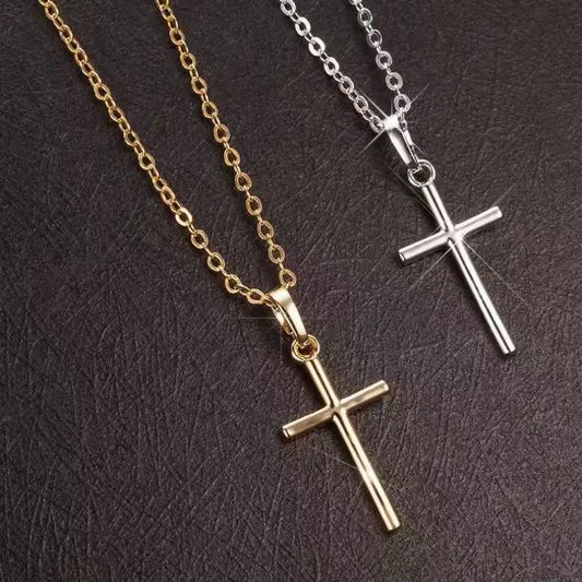 2PCS New Men's and Women's alloy Necklace Fashion Trend, Suitable For Men's And Women's Party Holiday Gifts