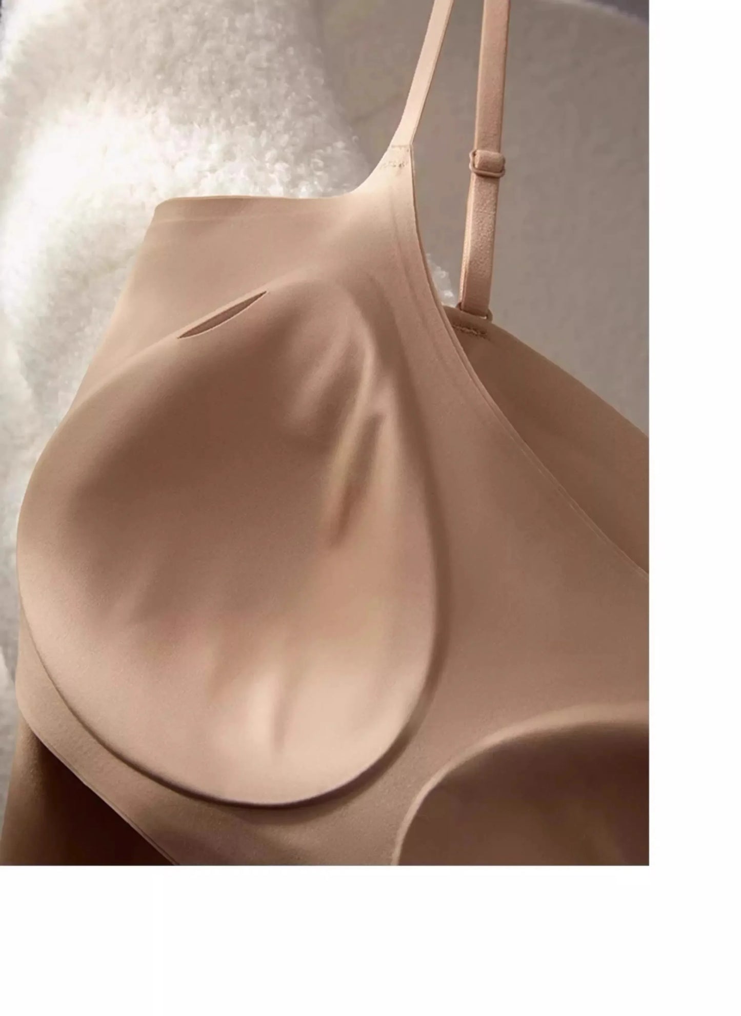 Autumn Winter MOYISU Seamless Bra: Invisible Lined Camisole Anti-Peep Undershirt Strap Sexy  Support Cozy Layering UK Essential