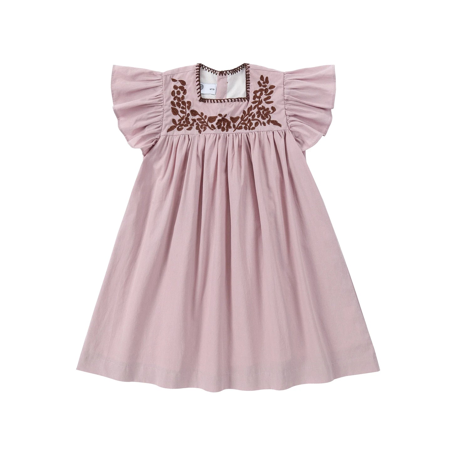 AP Chocolate Collection 2025 Spring Summer Embroidery Family Matching Clothing Set Girl Dress Baby 2-Pieces Blazer Shirt Shorts