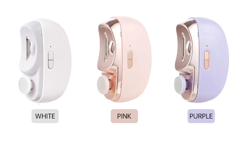 HOMEFISH Electric Nail Clipper 2 in 1 Grinding Polishing Multifunctional Portable Automatic Manicure Grinder