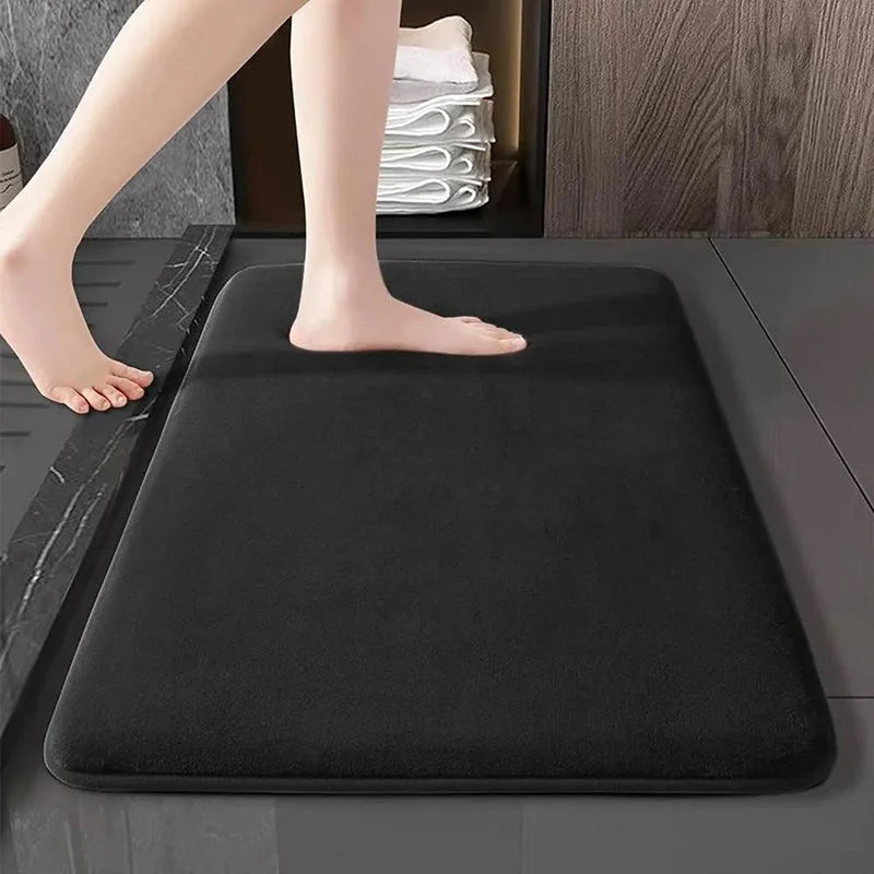Super Absorbent Floor Mat Super Absorbent Bath Mat Super Anti Slip Coral Velvet Bathroom Floor Mat Door Mat Bathroom No Slip Mat