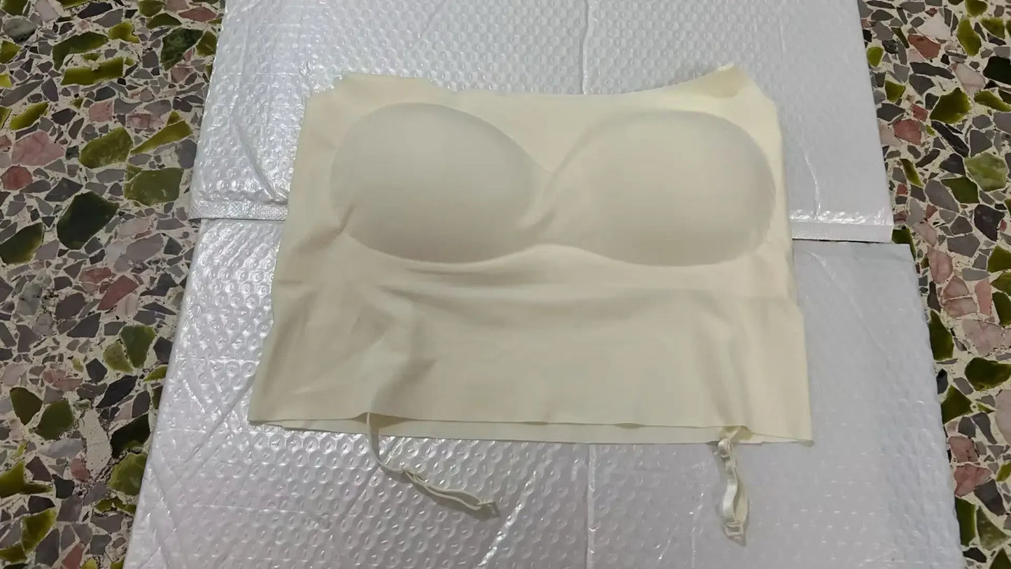 Autumn Winter MOYISU Seamless Bra: Invisible Lined Camisole Anti-Peep Undershirt Strap Sexy  Support Cozy Layering UK Essential