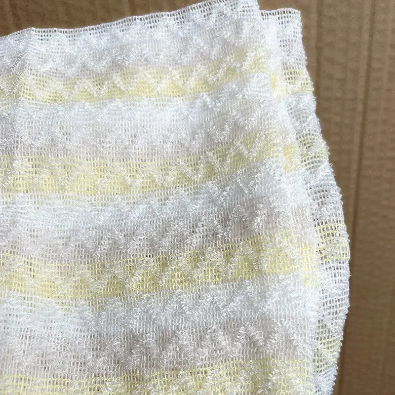 Ultra-Long Exfoliating Back Towel Antibacterial with Silver Ions Multifunctional Shower Bath Towel for Rich Foam