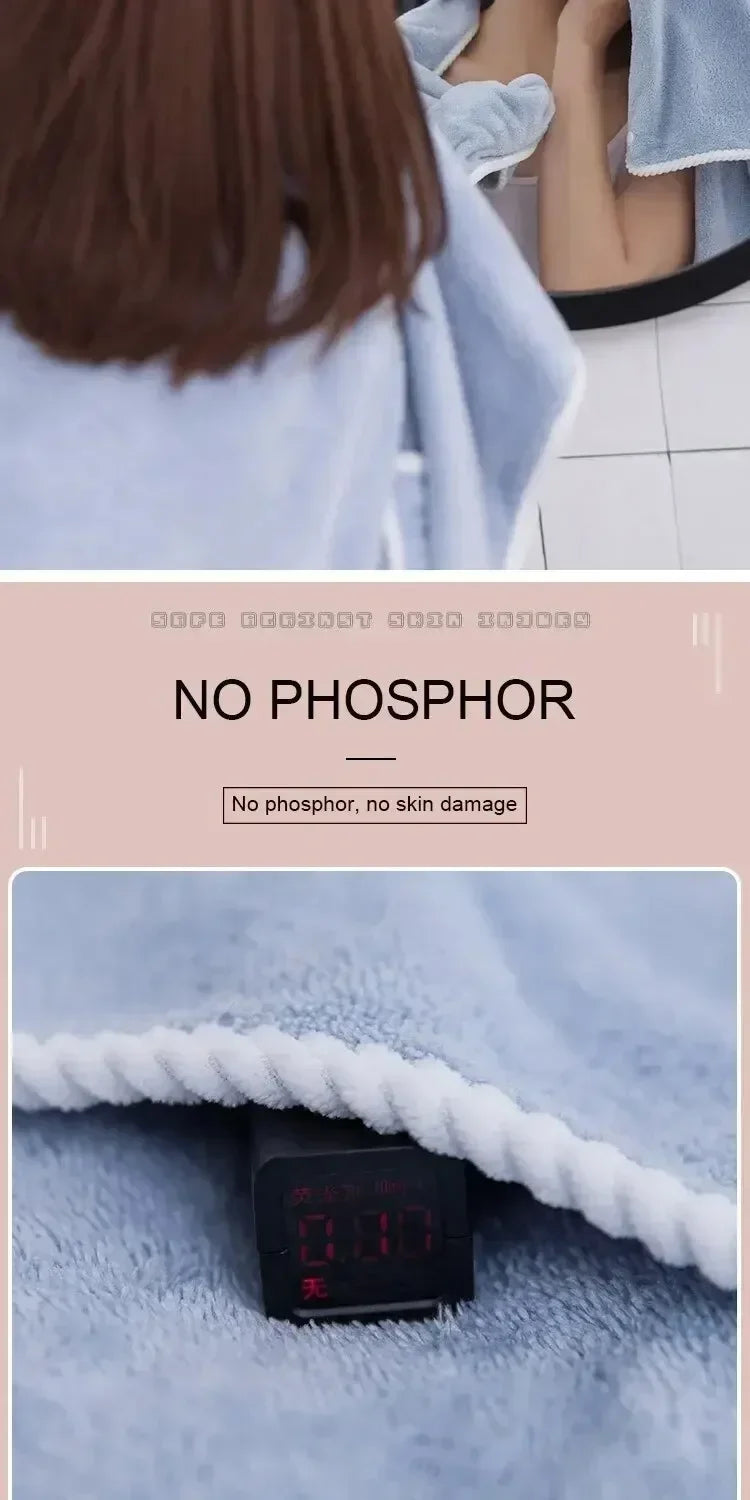 Womens Bath Towels Girls Wearable 90*130Cm Fast Drying Bathing Beach Spa Bathrobes Wash Clothing, Shower Bath And Gym Towel