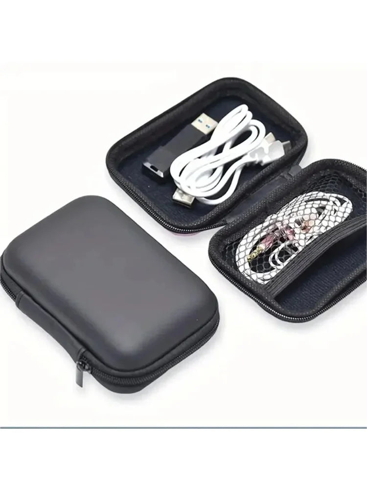 Sundries Travel Storage Bag Charging Case for Earphone Package Zipper Bag Portable Travel Cable Organizer Electronics Storage