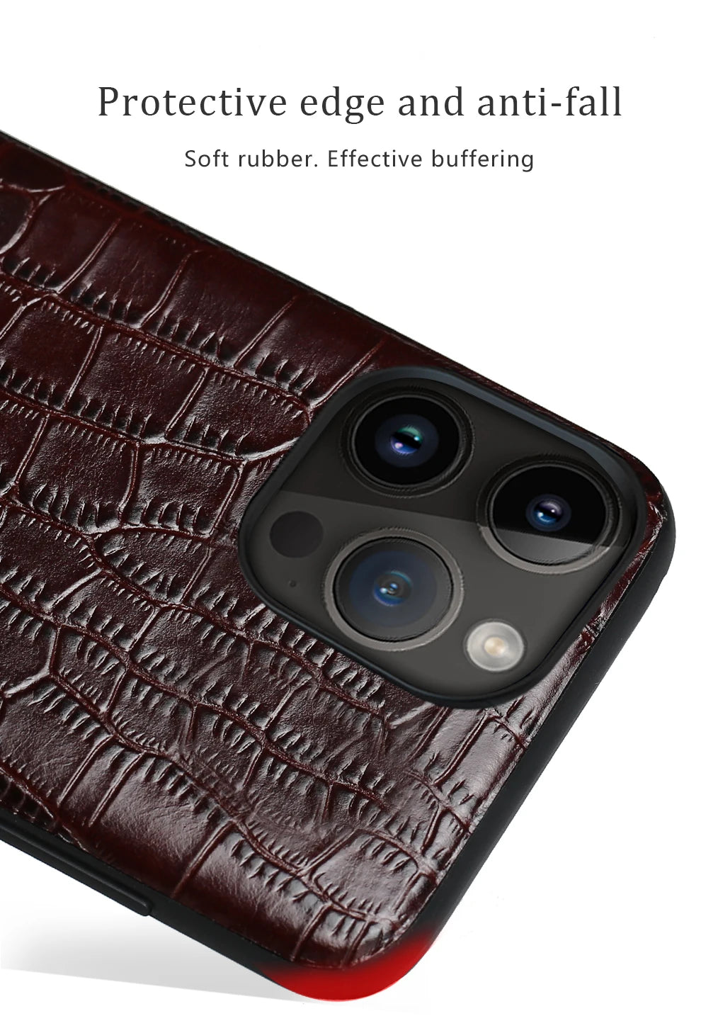 WEFOR Genuine Leather Phone Case for Apple iPhone 14 11 12 13 Pro Max 14Pro 12 Mini X XR XS 6S 6 7 8 Plus SE 2020 Back Cover