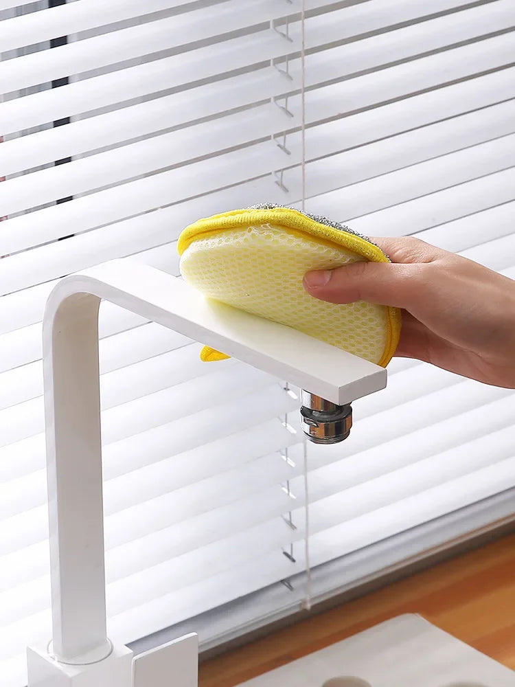 10PCS Double Side Dishwashing Sponge Dish Washing Brush Pan Pot Dish Wash Sponges Household Cleaning Reusable Kitchen Tool