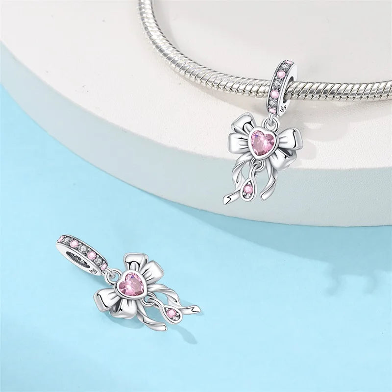 925 Silver Color Mushroom Owl Cat Bone Animal Charms Beads Fit Pandach 925 Original Bracelets Fine DIY Birthday Jewelry Gifts