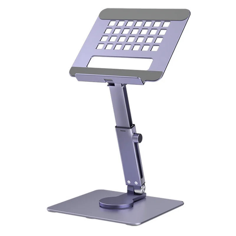 Aluminum Tablet Stand Desk Riser 360° Rotation Multi-Angle Height Adjustable Foldable Holder Dock For iPad Pro Air Xiaomi Table