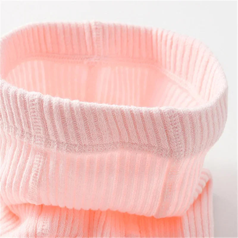 Knitted Tights for Girls Solid Children's Pantyhose Cartoon Rabbit Cotton Soft Kids Girls Tights Autumn Winter 1-7T Trousers New