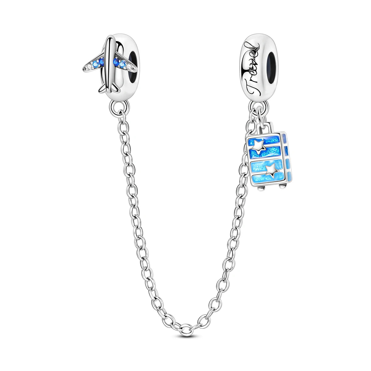 Travel Charm 925 Silver Plane Paris Tower Pendant Fit Bracelet Beads Making Woman Fashion Jewelry