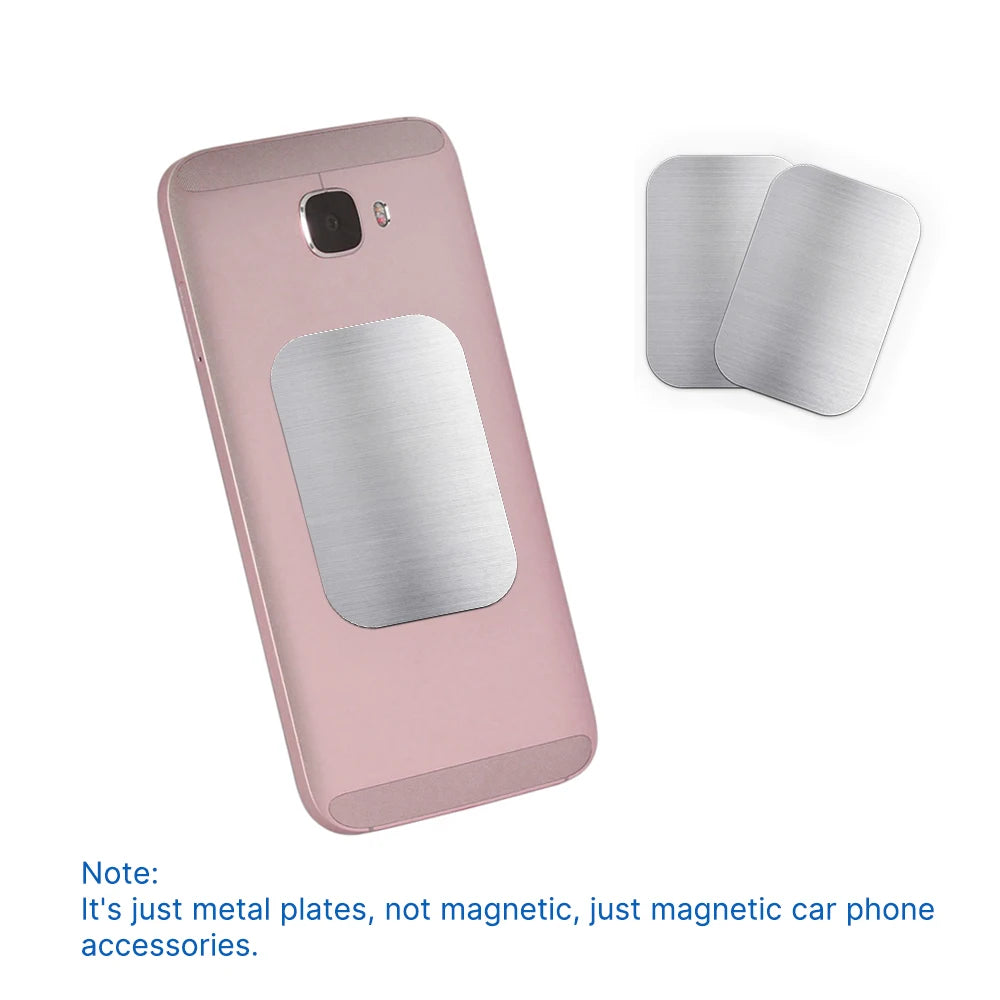 Magnetic Metal Plate For Car Phone Holder Universal Iron Sheet Disk Sticker Mount Mobile Phone Magnet Stand For IPhone
