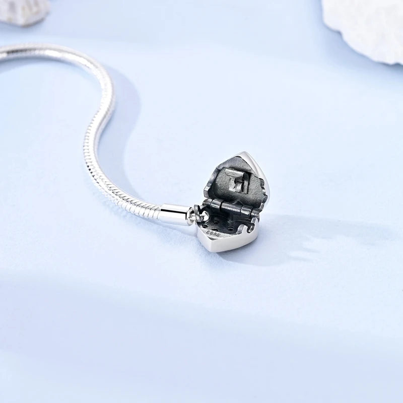 New 925 Sterling Silver Heart Shaped Zircon Snake Bone Bracelet For Women Fashion Birthday Jewelry Gift